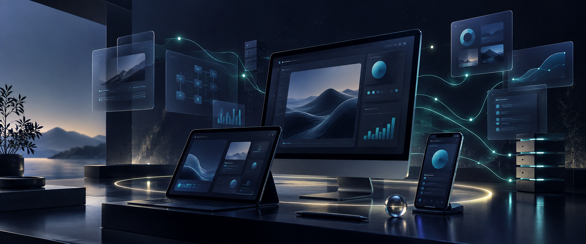 Connected application ecosystem across desktop, tablet and mobile devices